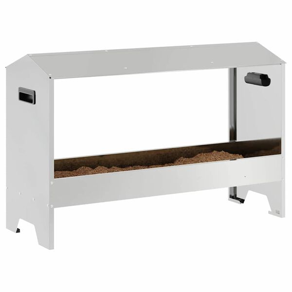 vidaXL Vistas baro&scaron;anas grozs Sudraba 81 x 32 x 53,5 cm