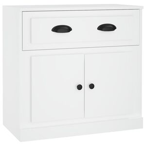 vidaXL kumode, 70x35,5x67,5 cm, inženierijas koks, balta