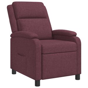 vidaXL Atzveltnes krēsls Violeta Audums