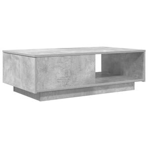 vidaXL Kafijas galdiņ&scaron; Betona pelēks 95 x 55 x 31 cm Inženierijas koks