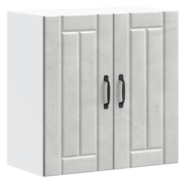 vidaXL virtuves sienas skapis "Lucca" Betona pelēks inženierijas koks