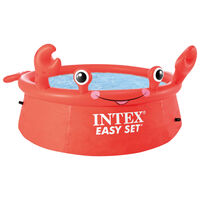 INTEX piepūšamais baseins Easy Set, krabja forma, 183x51 cm