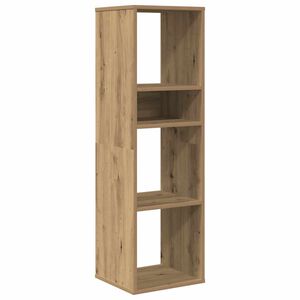 vidaXL grāmatu plaukts, koka krāsa, 34x31x112 cm, inženierijas koks