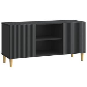vidaXL Televizora skapī&scaron;a 102 x 34,5 x 50 cm Melns Inženierijas koks