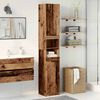 vidaXL vannas istabas skapis Old Wood 32x34x188,5 cm Engineered Wood