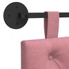 vidaXL Karājo&scaron;s galvgalis Rozā 130 x 55 x 7 cm Samts