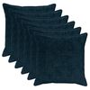 vidaXL Spilvenu pārvalks 6 gab. HOUTEN Tums zils 80 x 80 cm