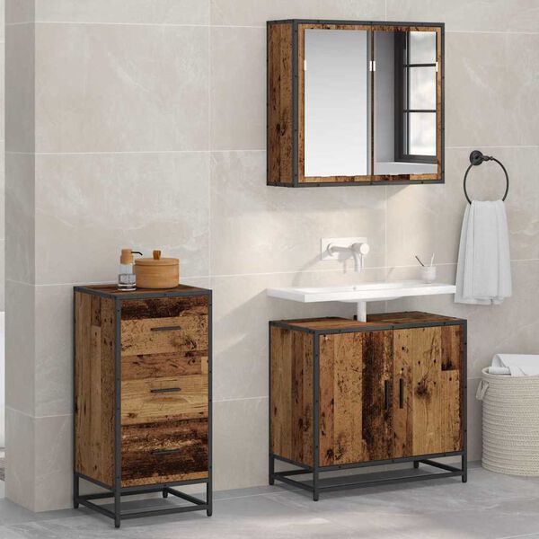 vidaXL Puse Vecs koks 35.5 x 35 x 76 cm