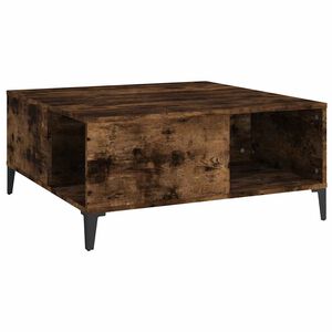 vidaXL kafijas galdiņ&scaron;, ozolkoka, 80x80x36,5 cm, inženierijas koks