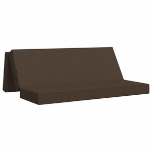 vidaXL Salokāms dīvāngulta 200 x 67 x 45 cm Pelēkbrūna