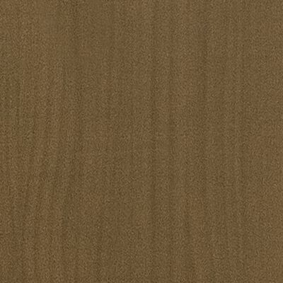vidaXL naktsskapītis, medus brūns, 40x30,5x35,5 cm, priedes masīvkoks