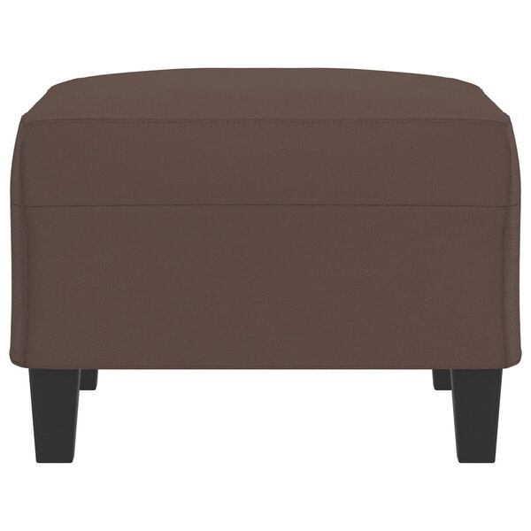 vidaXL kājsoliņ&scaron;, 70x55x41 cm, brūna mākslīgā āda