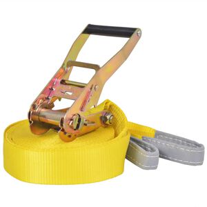vidaXL līdzsvara lenta, 15 m x 50 mm, 150 kg, dzeltena