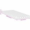 vidaXL Matracis Balts 80 x 200 cm Žakarda audums