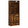 vidaXL augstais skapis, ozolkoka, 69,5x34x180 cm, inženierijas koks