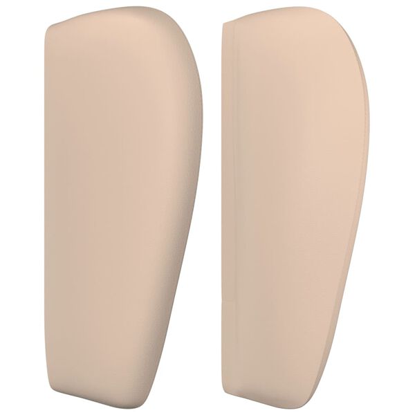 vidaXL galvgalis ar malām, 93x23x78/88 cm, kapučīno mākslīgā āda