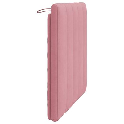 vidaXL galvgaļa spilvens, rozā, 80 cm, samts