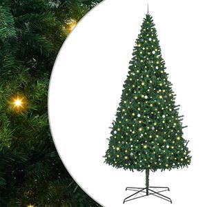 vidaXL Ziemassvētku eglīte Zaļa 400 cm PVC