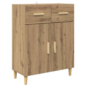 vidaXL Puse amatnieku ozola 34 x 69.5 x 89 cm Inženierijas koks