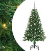 vidaXL Mākslīgā Ziemassvētku eglīte su 150 LED ar statīvu Zaļa 150 cm