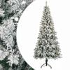 vidaXL Mākslīgā Saliekamā Ziemassvētku Egle 120 cm 150 LED Silti balts