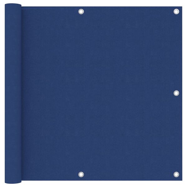 vidaXL balkona aizslietnis, 90x300 cm, zils audums