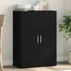 vidaXL kumode, melns, 60x31x84 cm, inženierijas koks