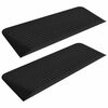 vidaXL apmales rampas, 2 gab., 110x41x5 cm, gumija