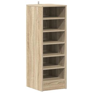 vidaXL apavu plaukts, ozolkoka, 31,5x35x90 cm, inženierijas koks