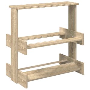 vidaXL Biljarda nūju statīvs Inženierijas koks 60 x 35 x 60 cm Sonoma