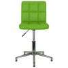 3087643 vidaXL Swivel Dining Chairs 4 pcs Green Faux Leather (334414&times;2)