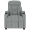 vidaXL masāžas krēsls, gai&scaron;i pelēks audums