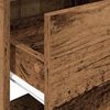 vidaXL naktsskapītis ar atvilktni, veca koka, 51x31x47 cm