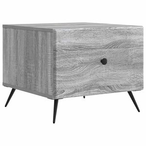 vidaXL Kafijas galdiņ&scaron; Pelēks Sonoma ozols 49 x 50 x 40 cm