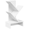 vidaXL Koka grāmatu plaukts 3 līmeņi 30 x 18 x 48 cm Inženierijas koks