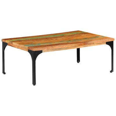 vidaXL kafijas galdiņš, 100x60x35 cm, pārstrādāts masīvkoks