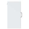 vidaXL virtuves sienas skapis ar stikla durvīm Lucca High Gloss White