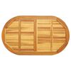 vidaXL Galda virsma Eļļa dabīgā 120 x 70 x 2 cm Cietā akācijas koks