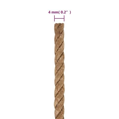 vidaXL džutas virve, 50 m, 4 mm