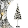vidaXL Ziemassvētku eglīte su 150 LED Balts 120 cm PE un tērauds