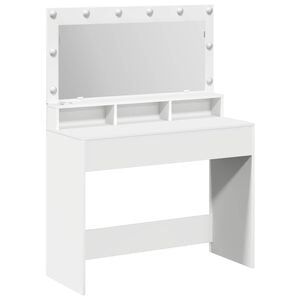 vidaXL Dressing galds Balts 100 x 41 x 135 cm Inženierijas koks