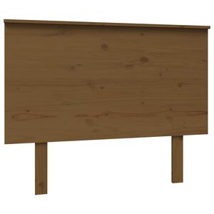 vidaXL gultas galvgalis, medus brūns, 104x6x82,5 cm, priedes masīvkoks