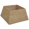 vidaXL Ziemassvētku koka apmale Brūna 50 x 50 x 25 cm Jūras zāle