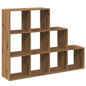 vidaXL telpas sadalītājs, grāmatu plaukts, 3 līmeņi, 137,5x29x103,5 cm