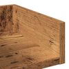 vidaXL grāmatu skapis Old Wood 86x25,5x140 cm Engineered Wood