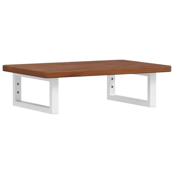 vidaXL izlietnes plaukts, stiprināms pie sienas, tērauds, ozola koks