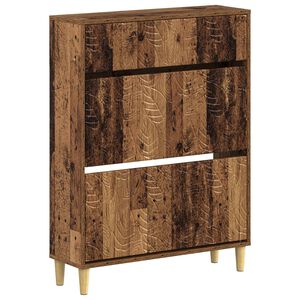 vidaXL Apavu skapis DELFT 78 x 24 x 103 cm Inženierijas koks Vecs koks