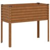 vidaXL dārza puķu kaste, 100x45x90 cm, atmosfēras izturīgs tērauds