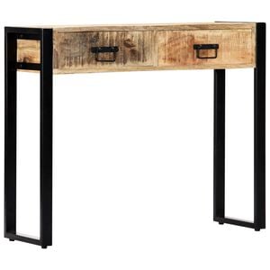 vidaXL konsoles galdiņ&scaron;, 90x30x75 cm, mango masīvkoks