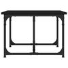 vidaXL kafijas galdiņ&scaron;, melns, 90x50x35 cm, inženierijas koks